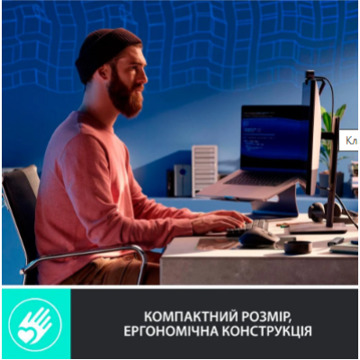 Клавіатура Logitech MX Mechanical Mini Minimalist Wireless Graphite (920-010780) (6807802) Клавіатура Logitech MX Mechanical Mini Minimalist Wireless Graphite (920-010780) (6807802)