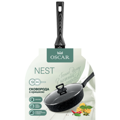 Сковорода з кришкою Oscar Nest, 26 см (6683339)