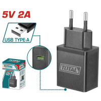 Зарядний пристрій TOTAL TCLI120502 12В, USB Type-А (6974722)