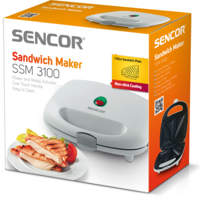 Бутербродниця Sencor SSM 3100 (6486613) Бутербродниця Sencor SSM 3100 (6486613)