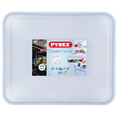 Форма з кришкою Pyrex Cook&Freez, 27х22х9 см (6803793) Форма з кришкою Pyrex Cook&Freez, 27х22х9 см (6803793)