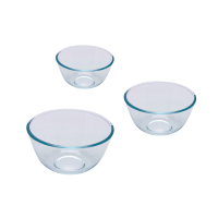 Набір мисок Pyrex, 3 шт (0.7 л, 1.1 л, 2.3 л) (7092364) Набір мисок Pyrex, 3 шт (0.7 л, 1.1 л, 2.3 л) (7092364)