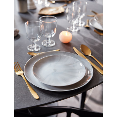 Тарілка десертна Luminarc Diwali Marble Granit 19 см (6582597) Тарілка десертна Luminarc Diwali Marble Granit 19 см (6582597)