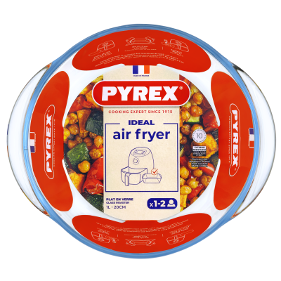 Форма для запікання Pyrex AirFryer, 20x18x7 см (1.0 л) (7150750) Форма для запікання Pyrex AirFryer, 20x18x7 см (1.0 л) (7150750)