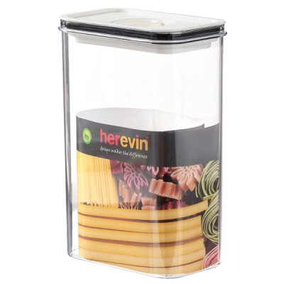 Контейнер HEREVIN Canister-Vacuum Lid-White-Black 2.5 л (161189-000) (7077945)