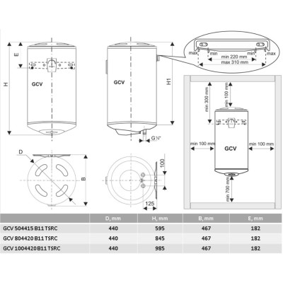 Водонагрівач Tesy Bilight GCV 1004420 B11 TSRC (7229704) Водонагрівач Tesy Bilight GCV 1004420 B11 TSRC (7229704)