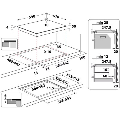 Електрична варильна поверхня Whirlpool WB B8360 NE (6634351)