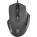 Миша Defender Datum MB-347 Black (52347) (6488926)
