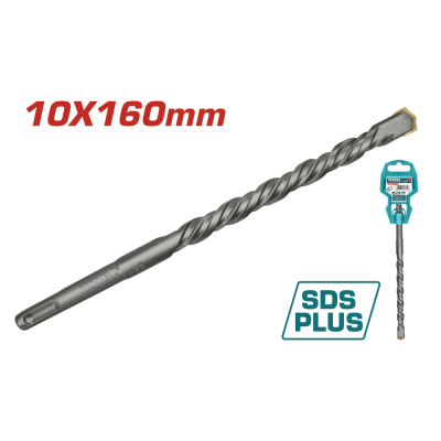Бур TOTAL TAC311002 SDS plus 10x160мм (7090238)