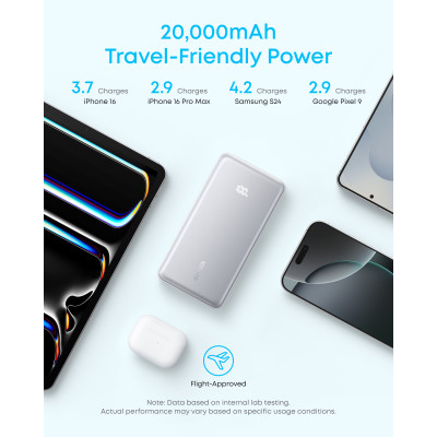 Портативний зарядний пристрій Anker - 20000 mAh 22.5W Built-In USB-C Cable Black (7227883) Портативний зарядний пристрій Anker - 20000 mAh 22.5W Built-In USB-C Cable Black (7227883)