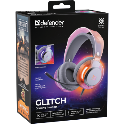 Гарнітура Defender Glitch (62490) White (7228941) Гарнітура Defender Glitch (62490) White (7228941)