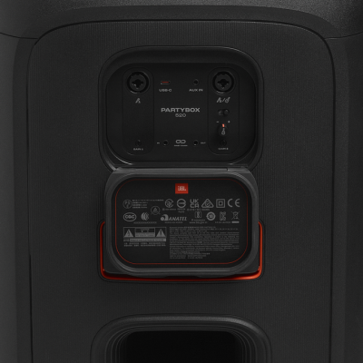 Портативна акустика JBL PartyBox 520 Black (JBLPARTYBOX520EU) (7136034)