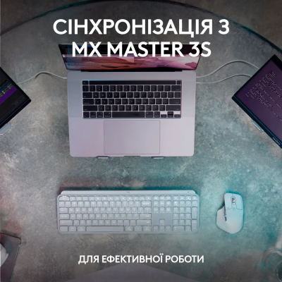 Клавіатура Logitech MX Keys S, Wireless, Plus Palmrest, Graphite (L920-011589) (6921794) Клавіатура Logitech MX Keys S, Wireless, Plus Palmrest, Graphite (L920-011589) (6921794)