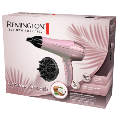 Фен Remington D5901 Coconut Smooth (6812212) Фен Remington D5901 Coconut Smooth (6812212)
