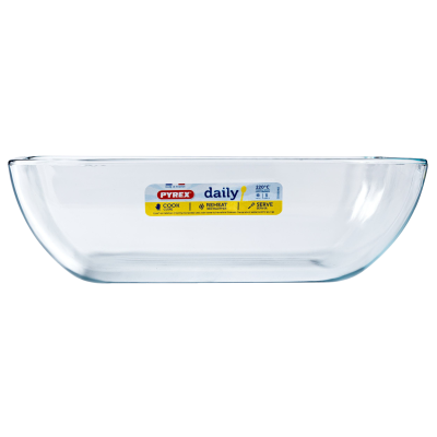 Форма з кришкою Pyrex Daily, 25х20 см (7092347) Форма з кришкою Pyrex Daily, 25х20 см (7092347)