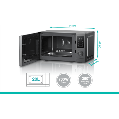 Мікрохвильова піч Gorenje MO20A3T4 (7066957)