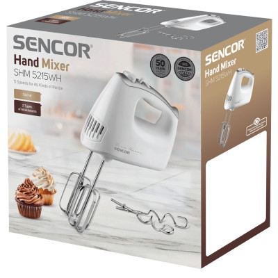 Ручний міксер Sencor SHM 5215WH (7157591) Ручний міксер Sencor SHM 5215WH (7157591)