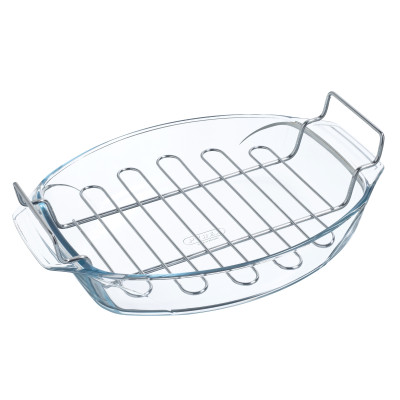 Форма з решіткою Pyrex, 38х27х11 см (7092341) Форма з решіткою Pyrex, 38х27х11 см (7092341)