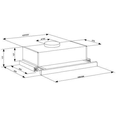 Витяжка Eleyus Storm 700 60 WH (6253810) Витяжка Eleyus Storm 700 60 WH (6253810)