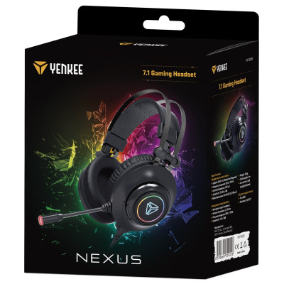 Гарнітура Yenkee YHP 3036 NEXUS Gaming headphones USB (7090558) Гарнітура Yenkee YHP 3036 NEXUS Gaming headphones USB (7090558)