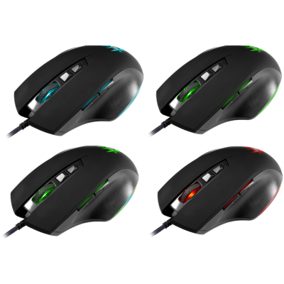 Миша Defender Wolverine GM-700L RGB, 7 кнопок, 12800 dpi (52700) (6823853)