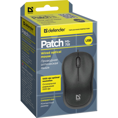 Миша Defender Patch MS-759 (52759) (6492192) Миша Defender Patch MS-759 (52759) (6492192)