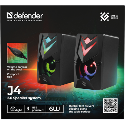 Акустика Defender J4 2.0 6W (65964) Black (7246081)