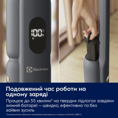 Акумуляторний пилосос Electrolux EW51U1DB Wet&dry (7268481) Акумуляторний пилосос Electrolux EW51U1DB Wet&dry (7268481)