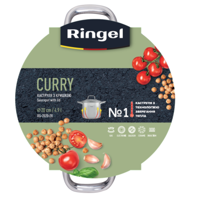 Каструля Ringel Curry (4.9 л) 20 см (6990945) Каструля Ringel Curry (4.9 л) 20 см (6990945)