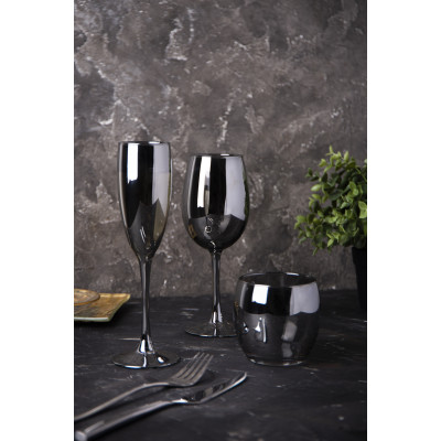 Набір келихів Luminarc Delice Graphite, 6х160 мл (6995351) Набір келихів Luminarc Delice Graphite, 6х160 мл (6995351)