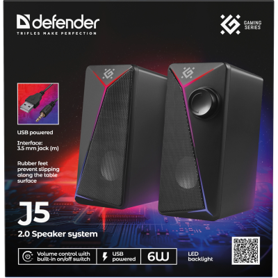 Акустика Defender J5 6W (65965) (7153549) Акустика Defender J5 6W (65965) (7153549)