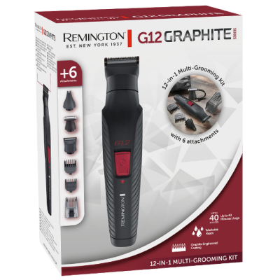 Тример універсальний Remington PG2120 G10 Graphite 12-in-1 Multigrooming Kit (7030841) Тример універсальний Remington PG2120 G10 Graphite 12-in-1 Multigrooming Kit (7030841)
