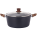 Каструля Bravo Chef класична 24 см (4.1 л) з кришкою (6859888)