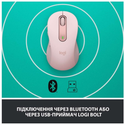 Миша Logitech Signature M650 L Wireless Rose (910-006237) (6794326)