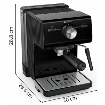 Кавоварка еспресо Krups XP381810 OPIO BLK (7076115) Кавоварка еспресо Krups XP381810 OPIO BLK (7076115)