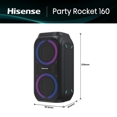 Мінісистема Hisense Party Rocket 160 (7151584) Мінісистема Hisense Party Rocket 160 (7151584)
