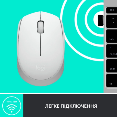 Миша комп'ютерна Logitech M171 Wireless Mouse, White (910-006867) (6857590) Миша комп'ютерна Logitech M171 Wireless Mouse, White (910-006867) (6857590)