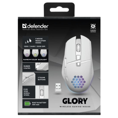 Миша Defender Glory GM-514, LED White (52513) (6857930) Миша Defender Glory GM-514, LED White (52513) (6857930)