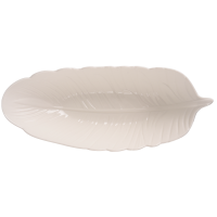 Блюдо LED Deep Leaf White, 35х14х8 см (7133189)