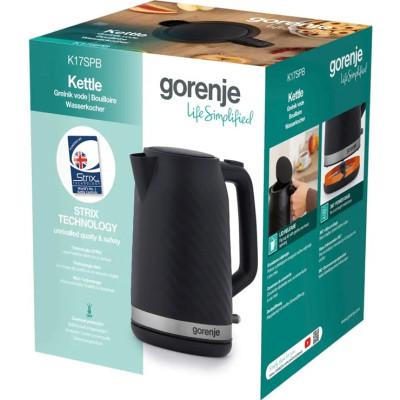 Електрочайник Gorenje K17SPB (7159944) Електрочайник Gorenje K17SPB (7159944)