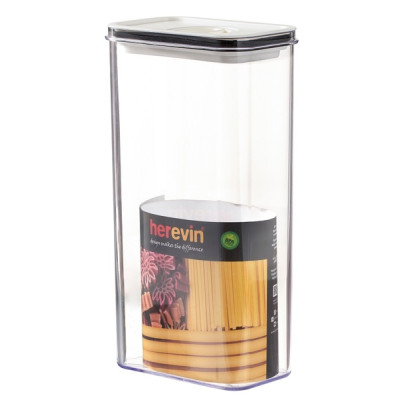 Контейнер HEREVIN Canister-Vacuum Lid-White-Black 3 л (161194-000) (7077946)