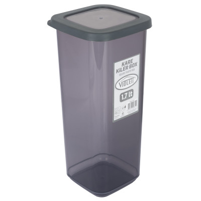 Контейнер для сипучих Violet House 0311 Transparent Black  1.7 л  (6859647)