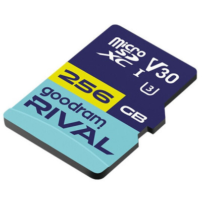Карта пам'яті GoodRam RIVAL microSDXC 256GB V30 (UHS I U3) + ad (7284594) Карта пам'яті GoodRam RIVAL microSDXC 256GB V30 (UHS I U3) + ad (7284594)