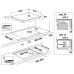 Електрична варильна поверхня Whirlpool WSQ7360NE (6659938) Електрична варильна поверхня Whirlpool WSQ7360NE (6659938)