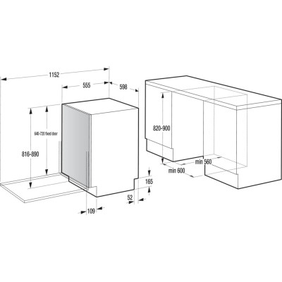 Посудомийна машина Gorenje GV 673 C65 (7111706) Посудомийна машина Gorenje GV 673 C65 (7111706)