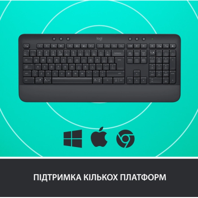 Клавіатура Logitech Signature K650, UA, Graphite (920-010945) (6823478) Клавіатура Logitech Signature K650, UA, Graphite (920-010945) (6823478)