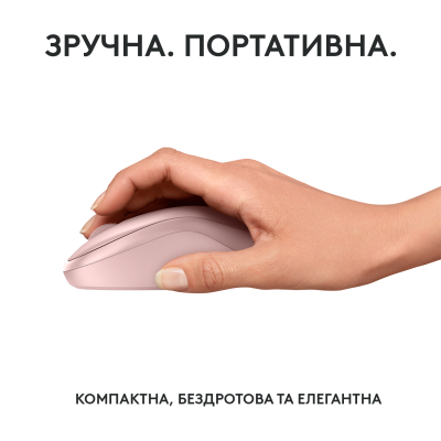 Миша Logitech M240 Silent Bluetooth Rose (6878948)
