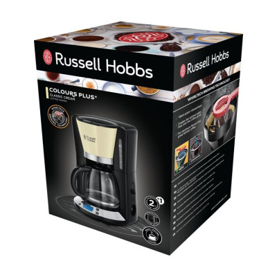 Кавоварка Russell Hobbs 24033-56 Colours Plus+ Cream (6441790) Кавоварка Russell Hobbs 24033-56 Colours Plus+ Cream (6441790)