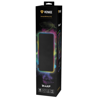 Килимок для мишi Yenkee YPM 3006 Gaming RGB pad WARP (7090583) Килимок для мишi Yenkee YPM 3006 Gaming RGB pad WARP (7090583)