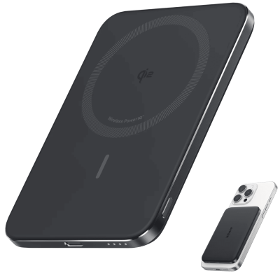 Портативний зарядний пристрій Anker Nano - 5000 mAh Qi2 15W MagGo Slim Black (7265325) Портативний зарядний пристрій Anker Nano - 5000 mAh Qi2 15W MagGo Slim Black (7265325)